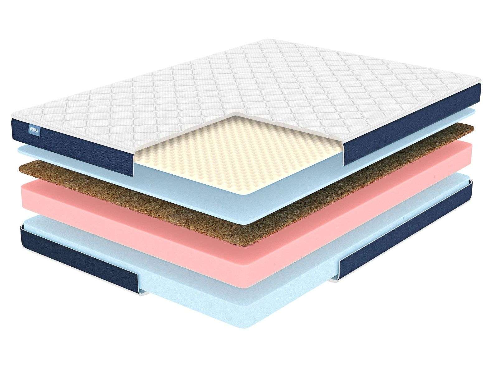 Матрас Dimax Практик 24 кокос массаж – купить в Твери, цены в  интернет-магазине «МногоСна»